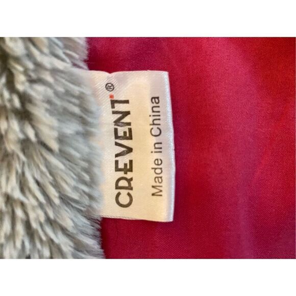 Crevent gray bunny, security blanket lovey 14 x 14 - Picture 4 of 4